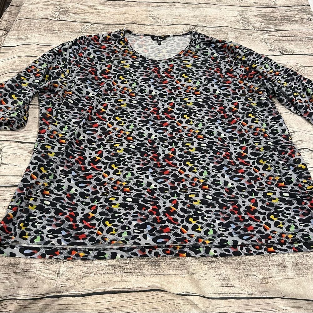 Ulla Popken Animal Print Half Sleeved Tunic size 28/30